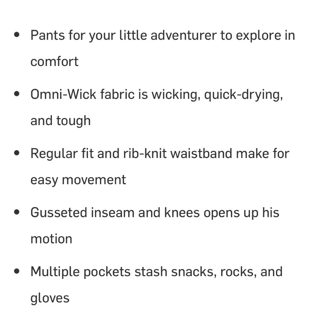 Columbia Kids' Silver Ridge Pull-On Pants - Picture 8 of 8